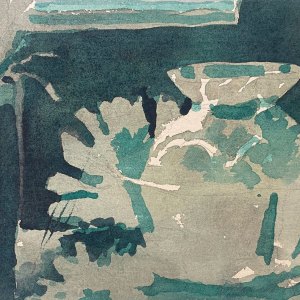 Green Vase and Plant