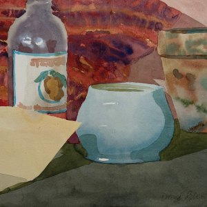 Still Life with Letter and Sugar Bowl #1