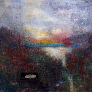 Landscape with Lake Champlain Stone