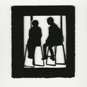 Untitled (two on stools)