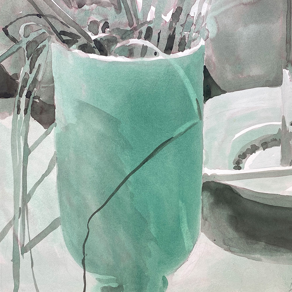 We will be showing a selection of watercolors remaining from the