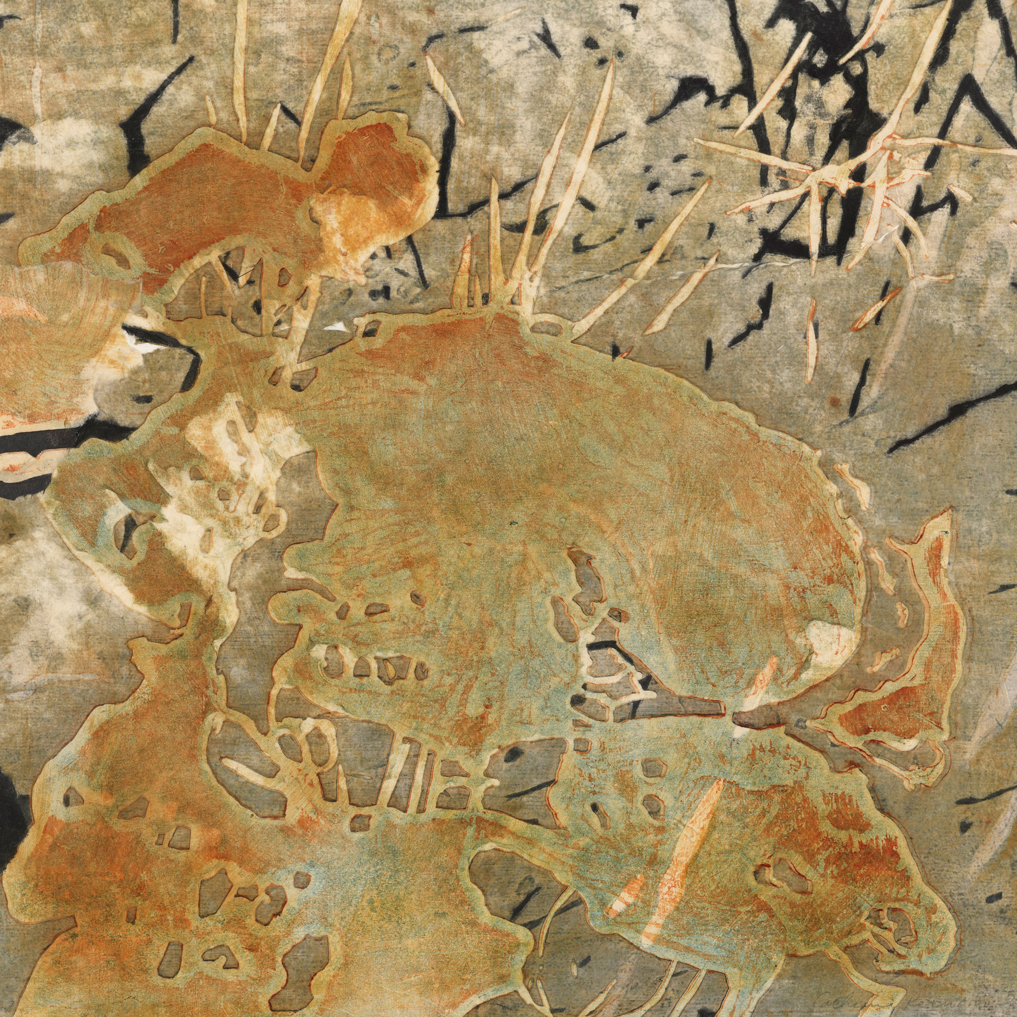 WEB_Catherine-Kernan_Anomaly-#1,-2026,-woodcut-monoprint,-16'-x16'